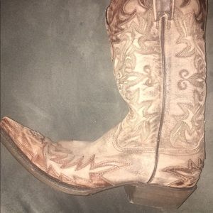 Stetson vintage snip toe western boots cowgirl NWT